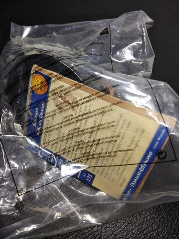 Sorcerer On Black Dragon Dragon #55 Promo Dungeons Dragons 3