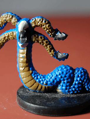 Grick #45 Dungeons Of Dread Miniatura Dungeons And Dragons