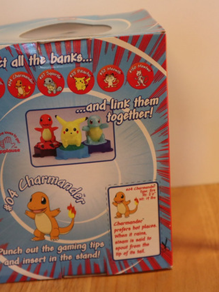 Alcancia Charmander 1999 Nintendo Applause Pokemon 5