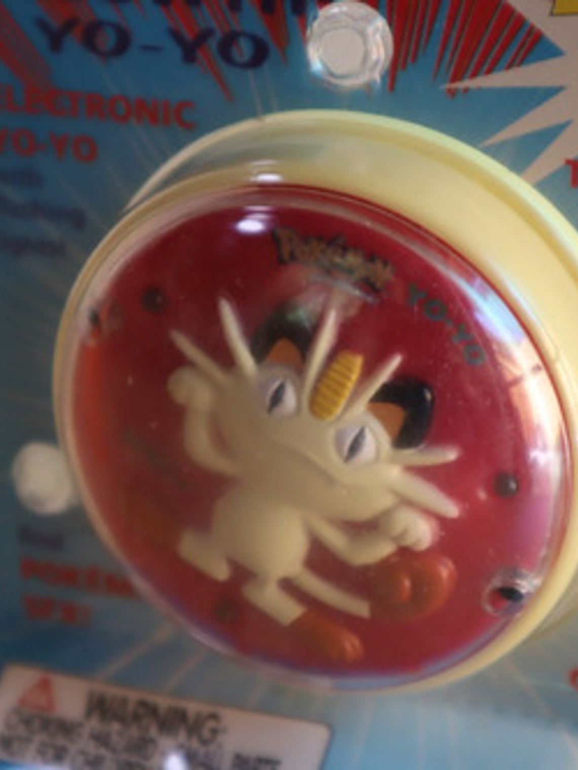 Meowth Yo-yo Electrónico 1998 Pokemon Tiger Hasbro Nintendo 4