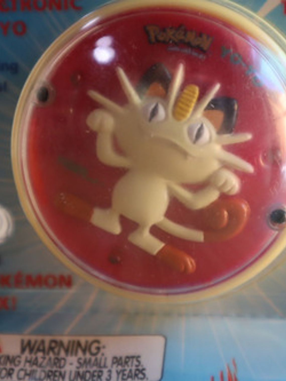 Meowth Yo-yo Electrónico 1998 Pokemon Tiger Hasbro Nintendo 5
