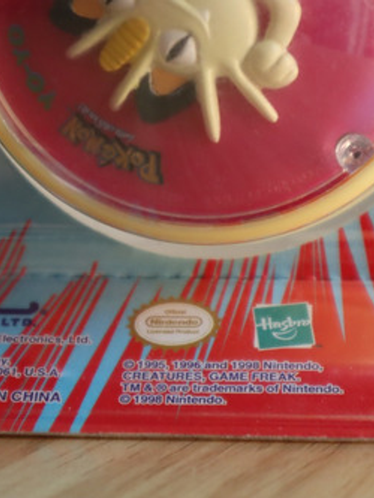 Meowth Yo-yo Electrónico 1998 Pokemon Tiger Hasbro Nintendo 7