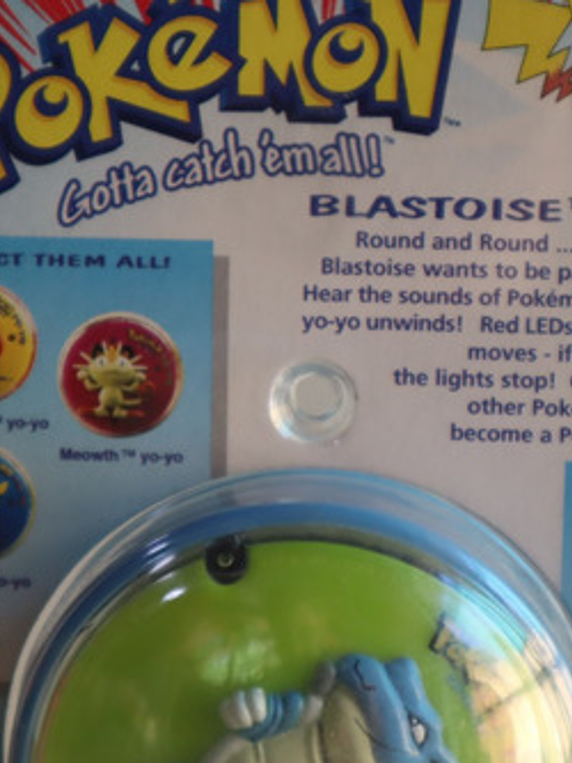 Blastoise Yo-yo Yoyo 1998 Pokemon Tiger Hasbro Nintendo 7