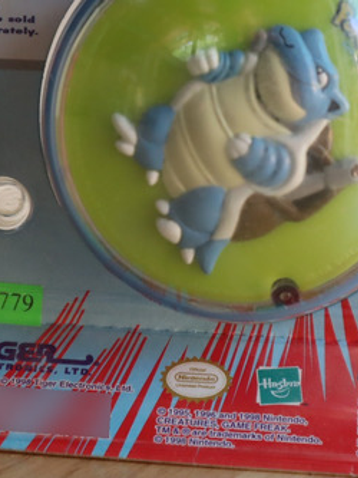 Blastoise Yo-yo Yoyo 1998 Pokemon Tiger Hasbro Nintendo 8