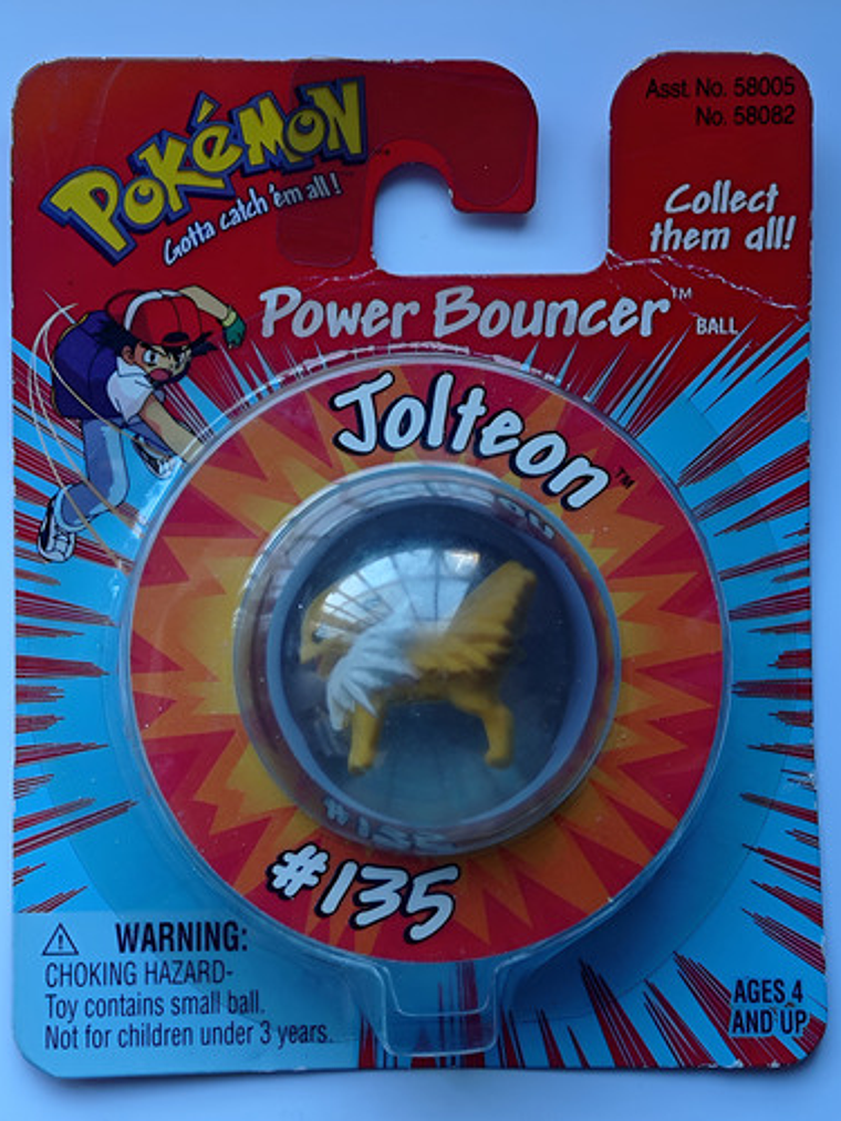 Jolteon Power Bouncer 1999 Hasbro Pokemon Nintendo 1