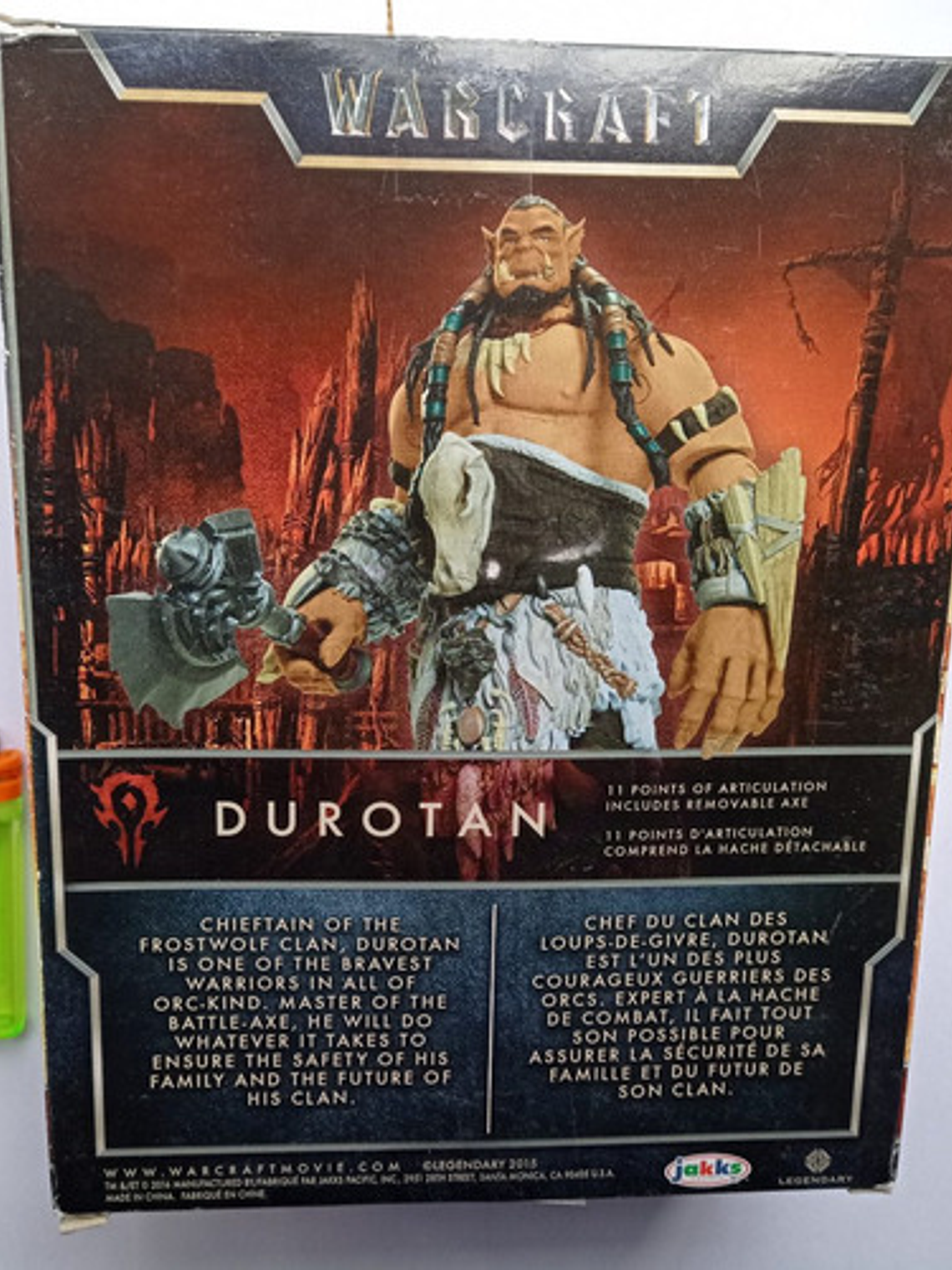 Durotan Warcraft 2016 Jakks Blizzard 5