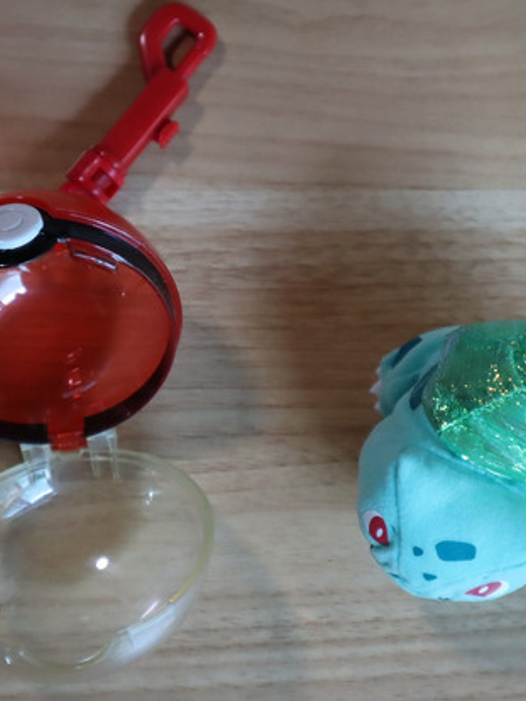 Bulbasaur Plush Pokebola 1998 Applause Pokemon Nintendo 3