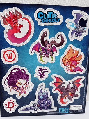 Imanes De Nevera Cute But Deadly Blizzard Starcraft Warcraft