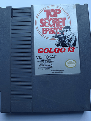 Golgo 13 Top Secret Episode Nes Nintendo Vic Tokai