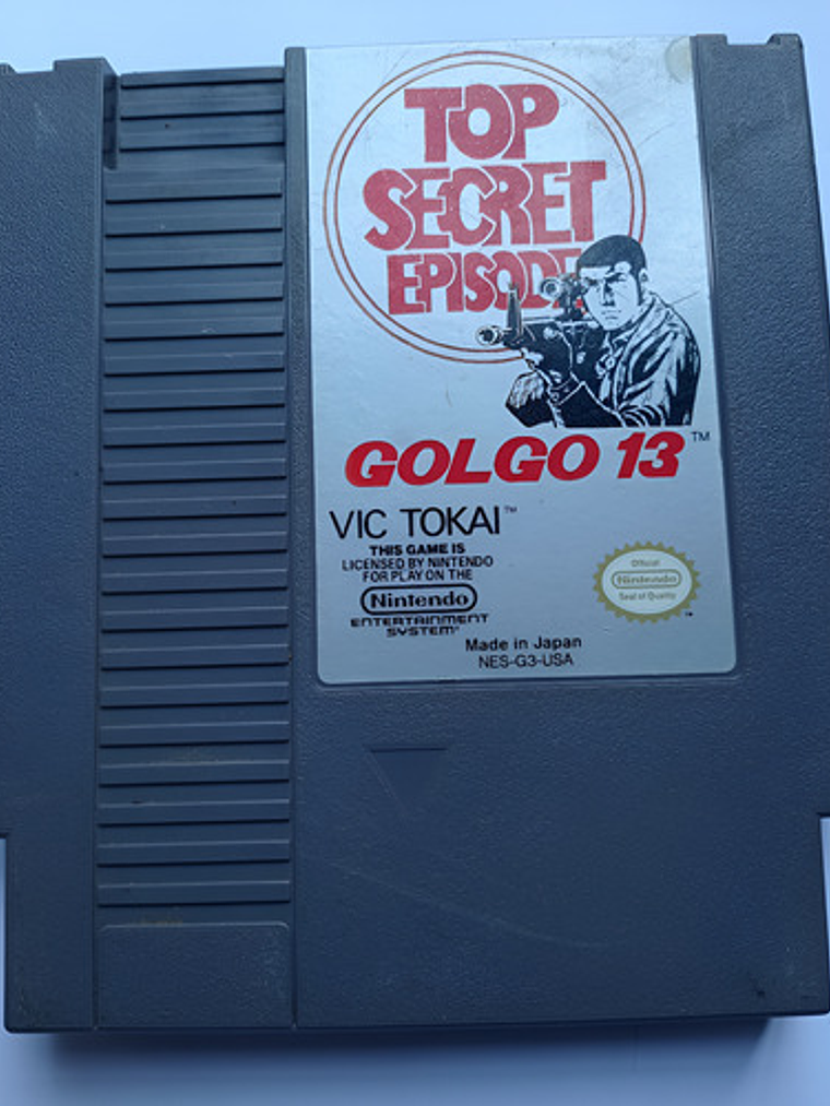 Golgo 13 Top Secret Episode Nes Nintendo Vic Tokai 1