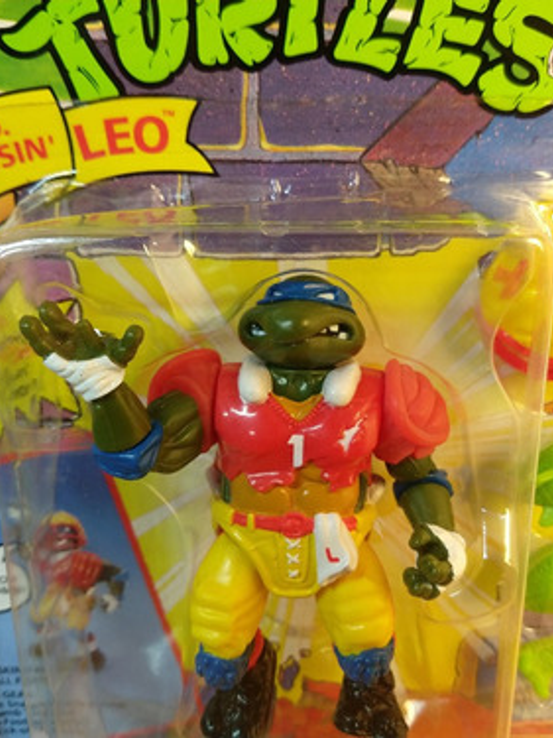 T.d. Tossin Leo 1991 Tmnt ! Leonardo Sewer Sports 90s Ninja 3