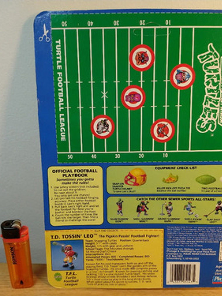 T.d. Tossin Leo 1991 Tmnt ! Leonardo Sewer Sports 90s Ninja 8