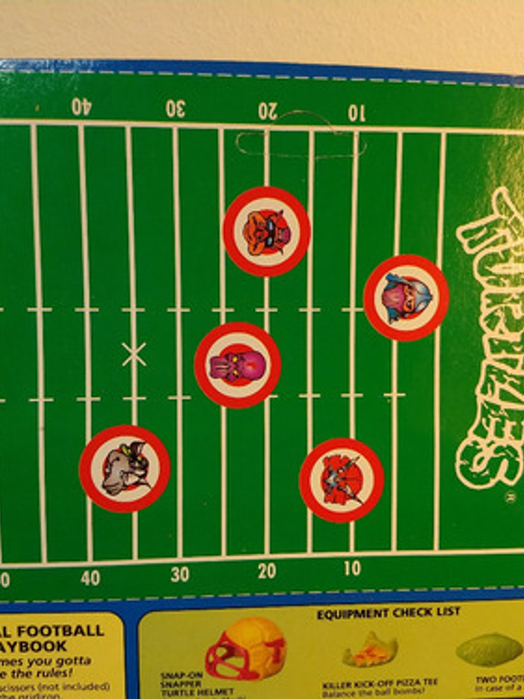 T.d. Tossin Leo 1991 Tmnt ! Leonardo Sewer Sports 90s Ninja 9