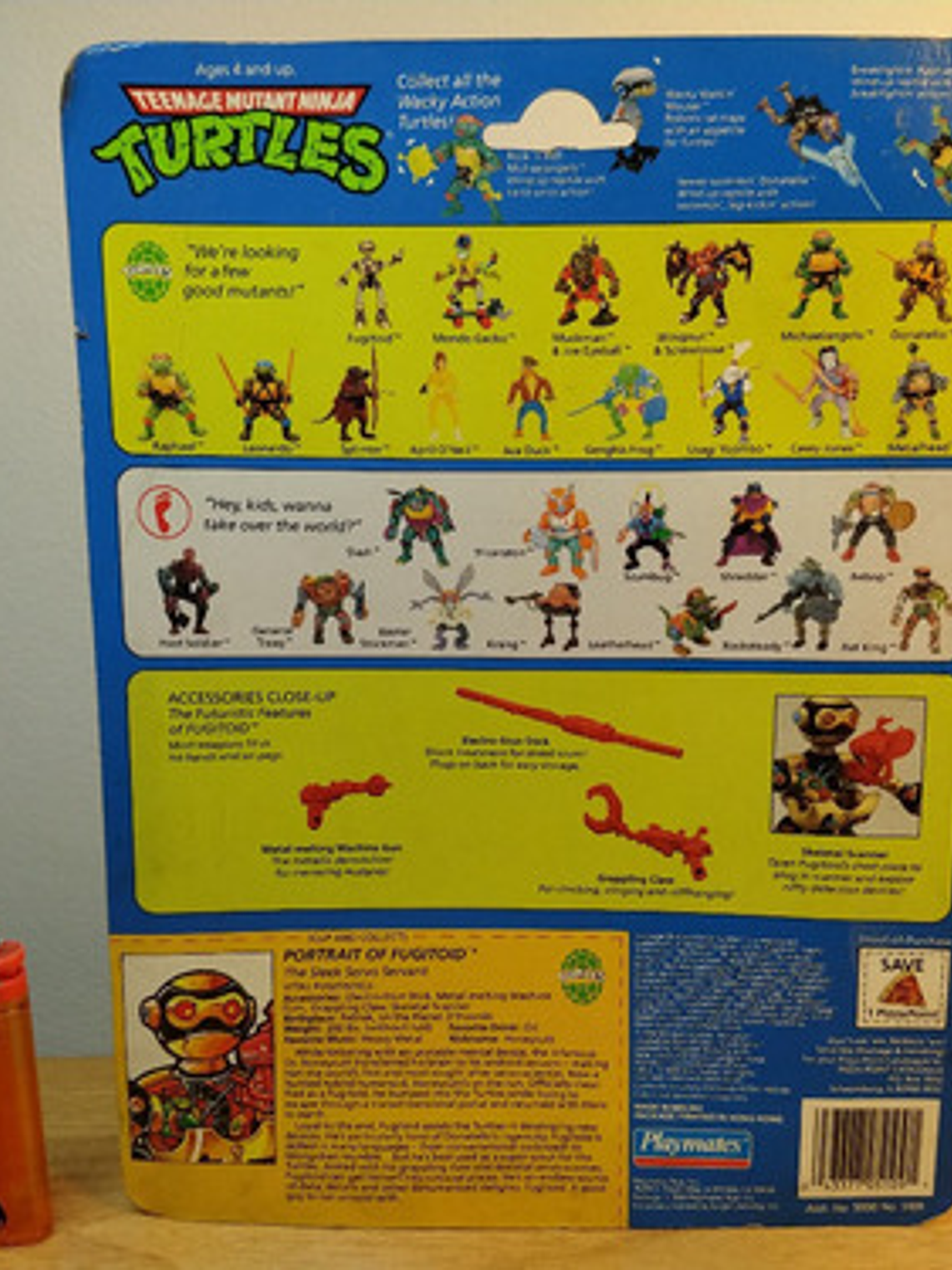 Fugitoid 1990 Tmnt ! Tortugas Ninja 90s Vintage 7