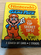 Sobre 5 Cartas Nintendo 1989 Gamepack Mario - Miniatura 1