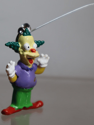 Miniatura Krusty 1999 Simpsons Dangler Colgante