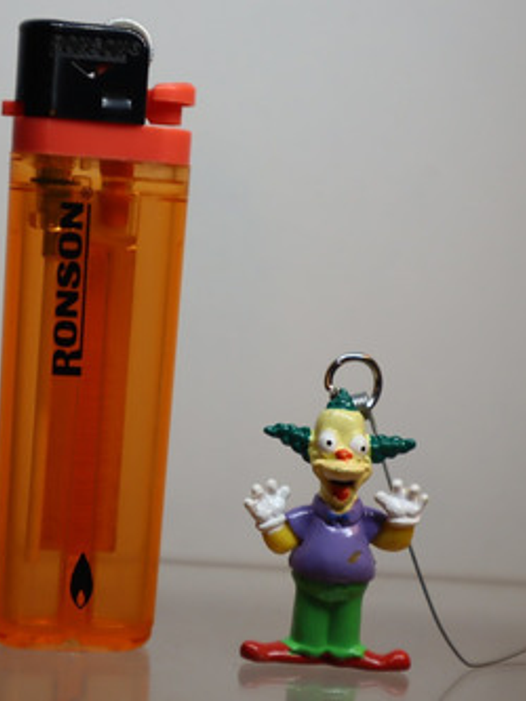 Miniatura Krusty 1999 Simpsons Dangler Colgante 6