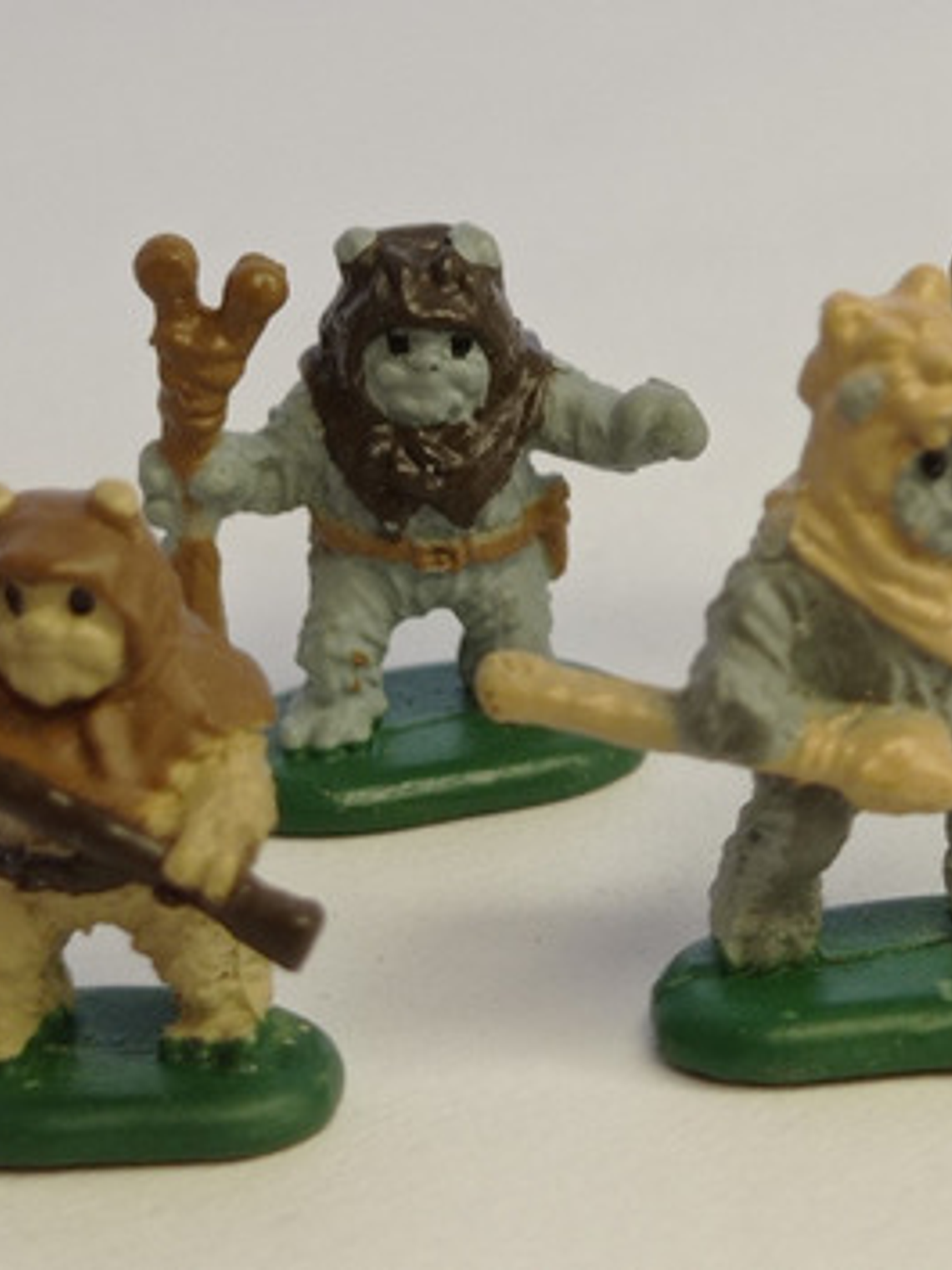 4x Ewoks 1994 Star Wars Galoob Micro Machines 4