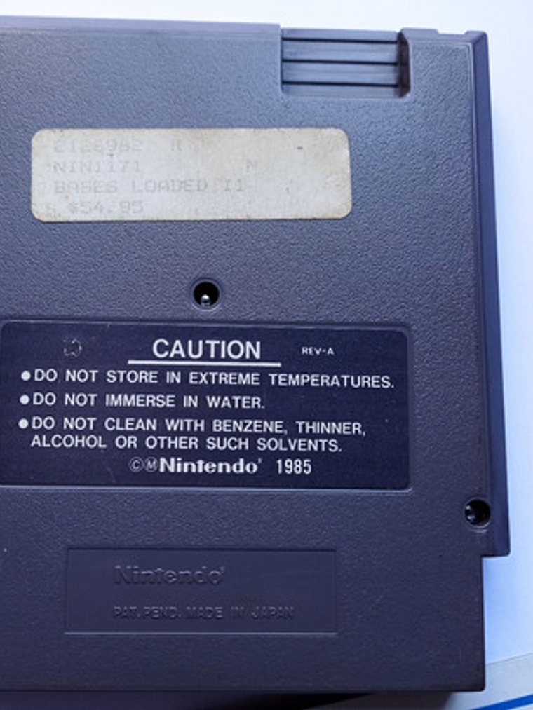 Bases Loaded 2 Second Season Con Manual Nes Jaleco Nintendo 3