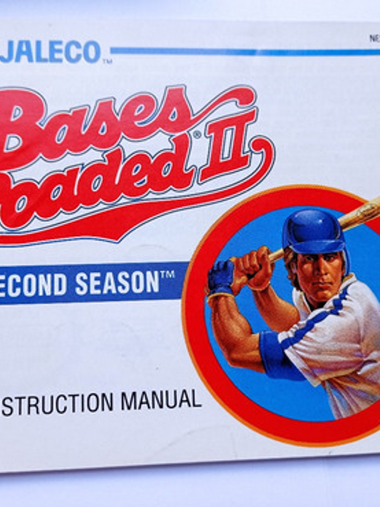 Bases Loaded 2 Second Season Con Manual Nes Jaleco Nintendo 4