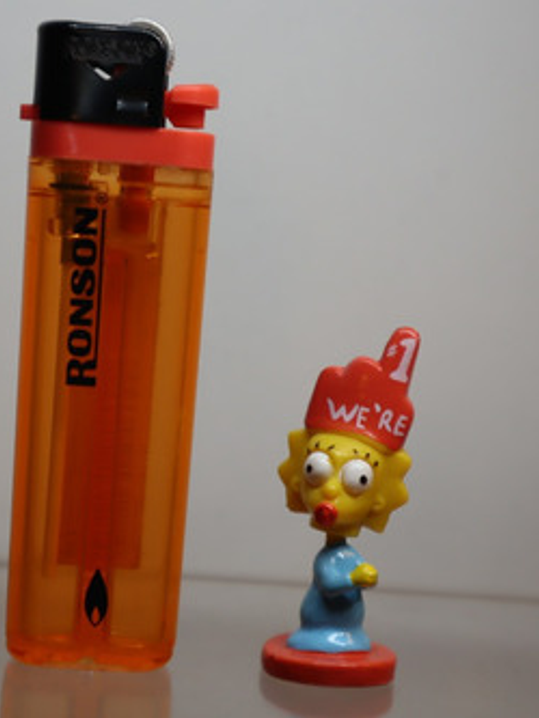 Maggie 2005 Tomy Simpsons Mini Bobble Head 6