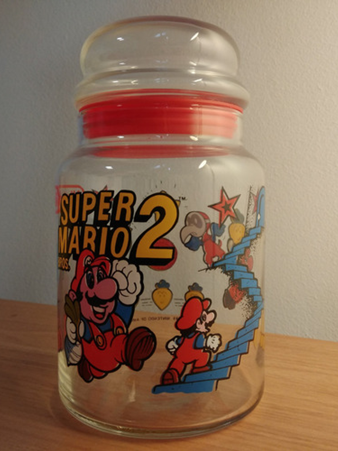Mario Bros 2 Cookie Jar 1989 Perfecto Estado Frasco Galletas 2