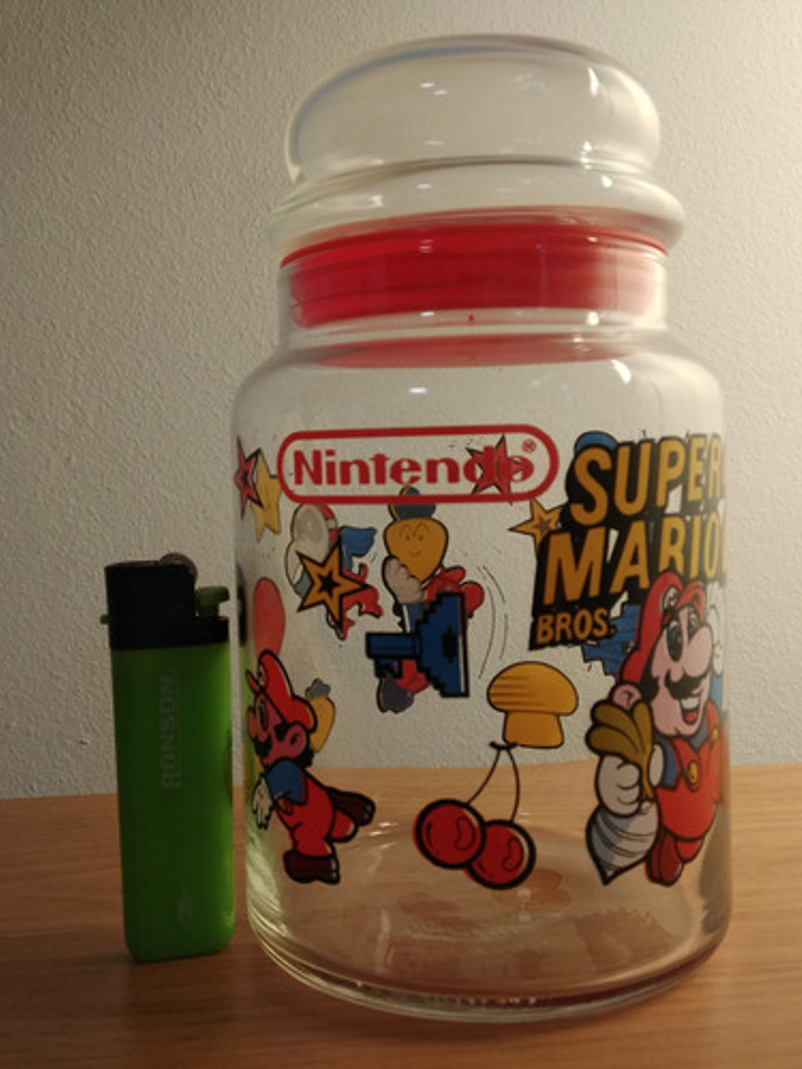 Mario Bros 2 Cookie Jar 1989 Perfecto Estado Frasco Galletas 3