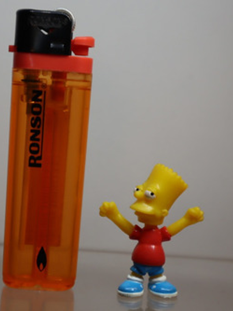 Miniatura Bart 2002 Tomy Simpsons Mini Bobble Head 6
