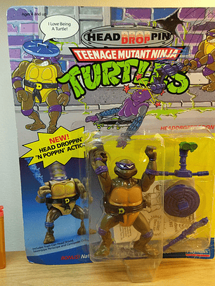 Headdroppin Don 1991 Tmnt ! Donatello Wacky Action - Ninja