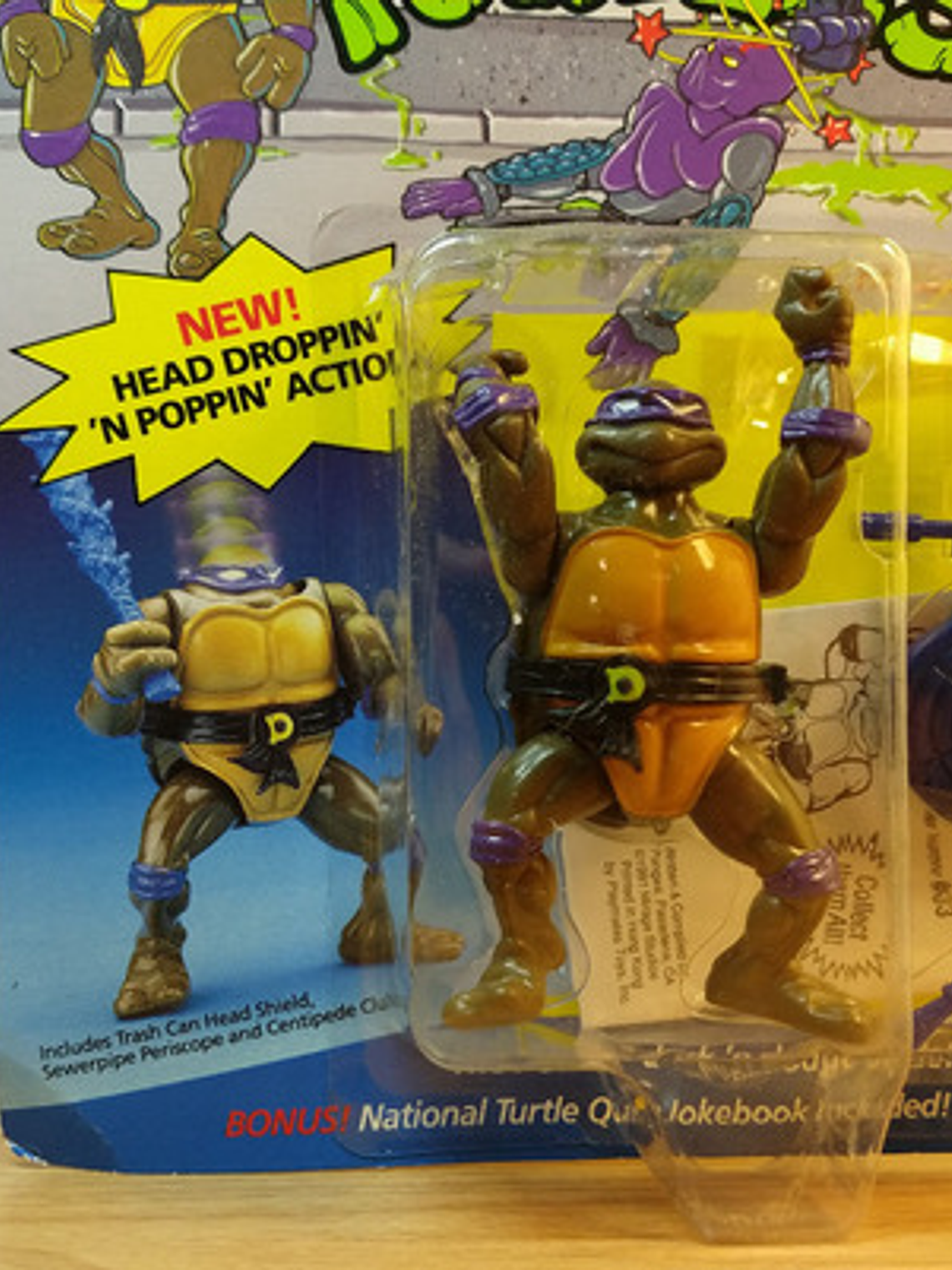 Headdroppin Don 1991 Tmnt ! Donatello Wacky Action - Ninja 5