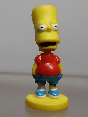 Bart 2004 Tomy Simpsons Mini Bobble Head