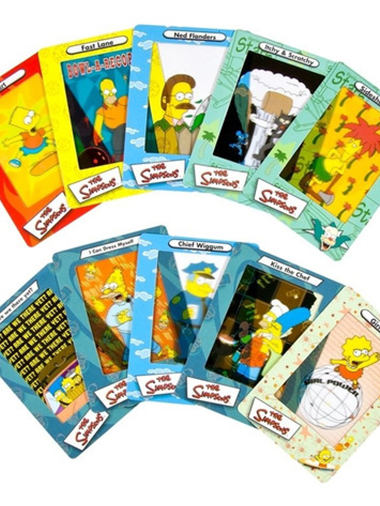 Sobre De Film Cards Simpsons 2000 / Cartas Coleccionables 4