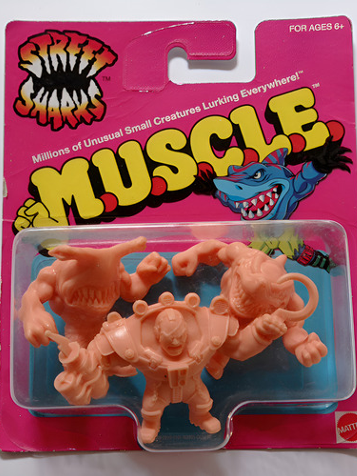 Street Sharks M.u.s.c.l.e Miniaturas Set Mattel Muscle 1