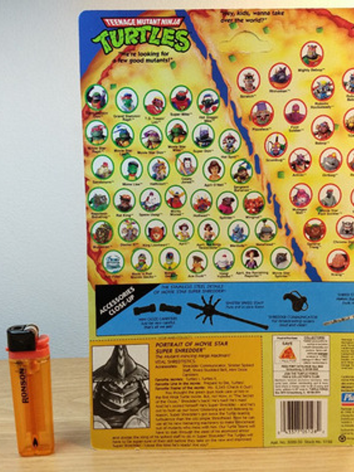 Movie Star Super Shredder 1992 Tmnt ! Destructor 5