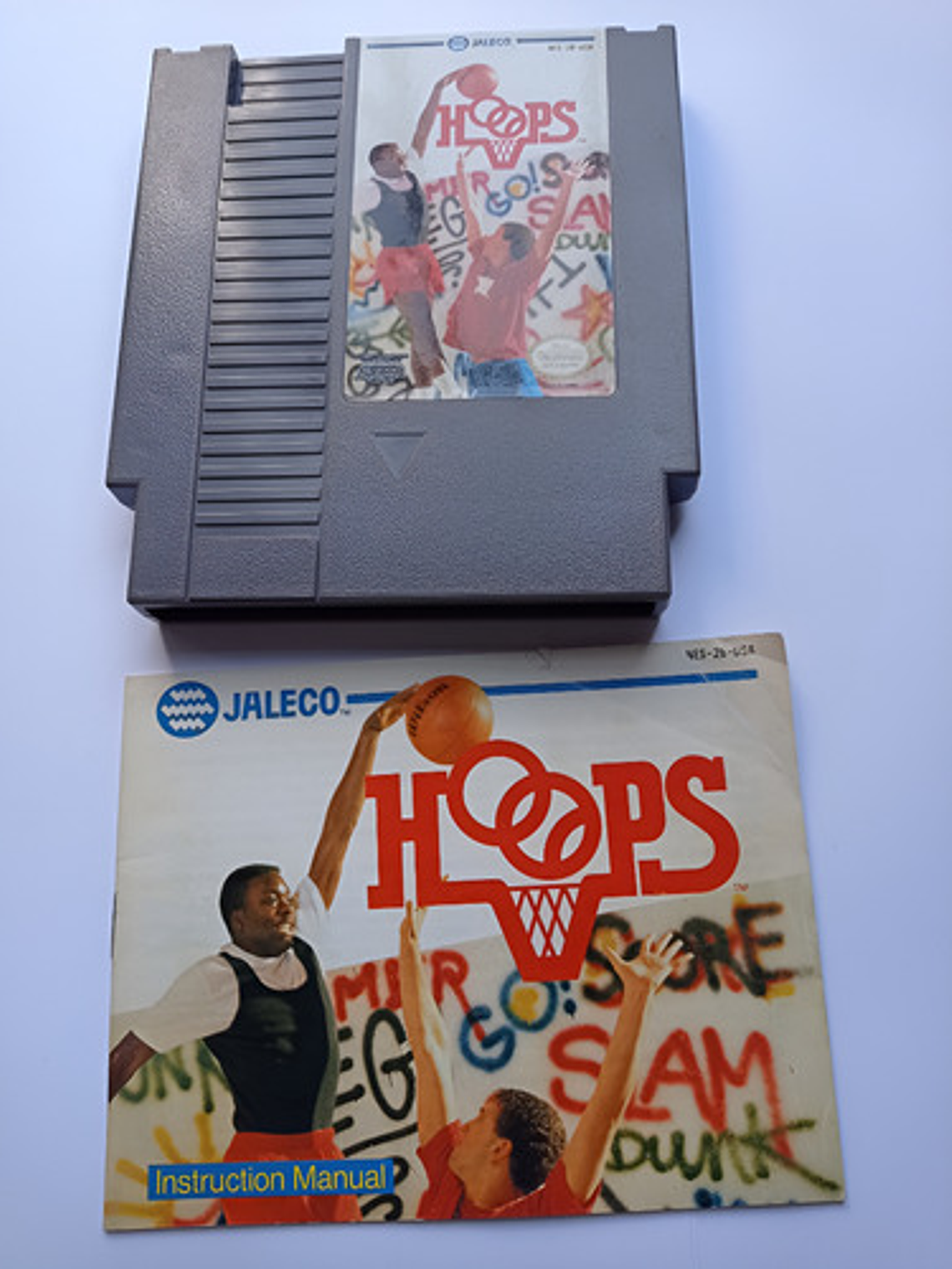 Hoops Con Manual Nes Aicom Jaleco Nintendo 1