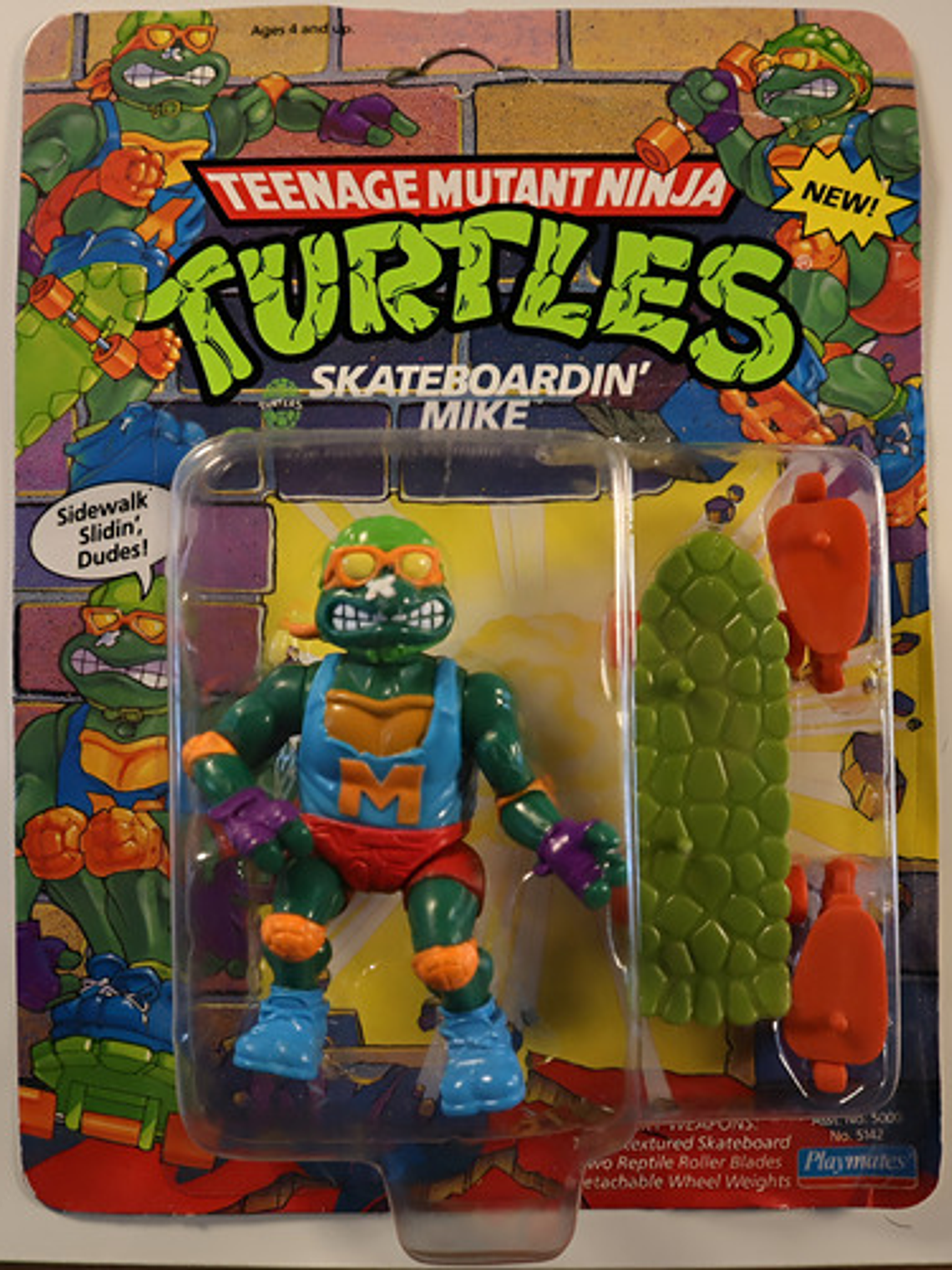 Skateboardin Mike 1991 Tmnt ! Michelangelo 90s Ninja 1