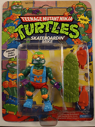 Skateboardin Mike 1991 Tmnt ! Michelangelo 90s Ninja