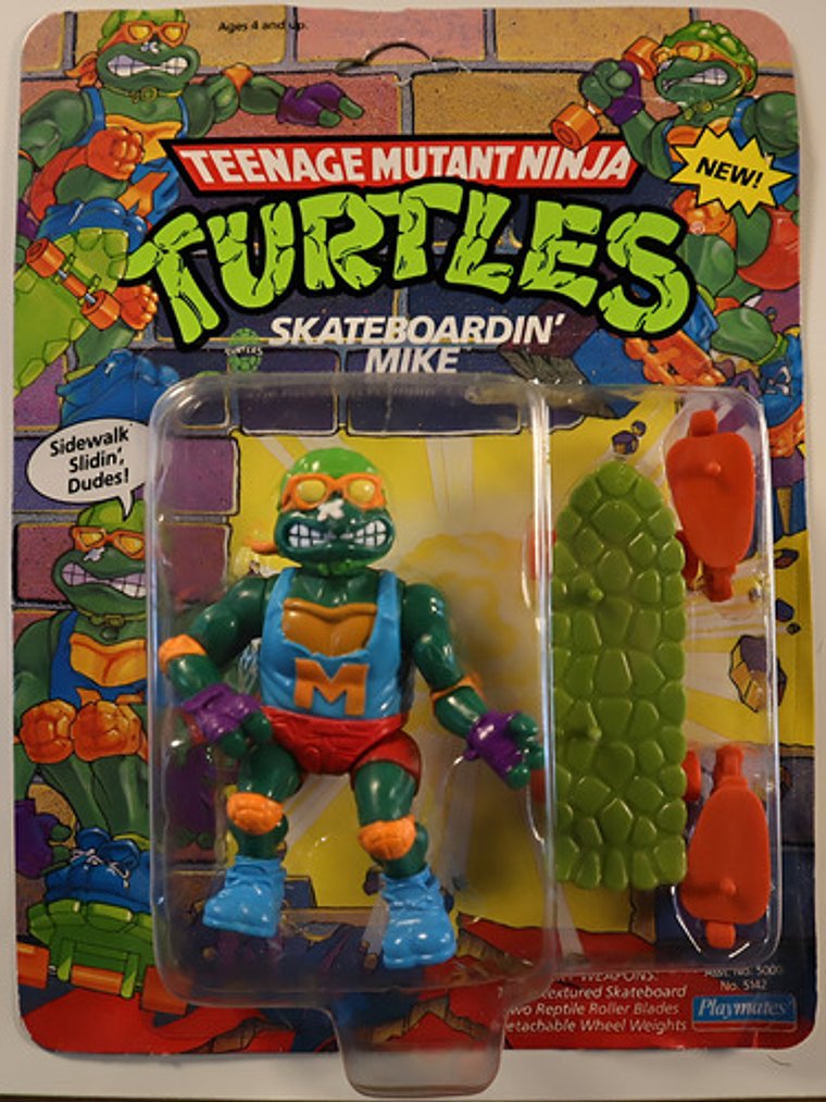 Skateboardin Mike 1991 Tmnt ! Michelangelo 90s Ninja 1