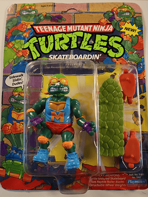 Skateboardin Mike 1991 Tmnt ! Michelangelo 90s Ninja