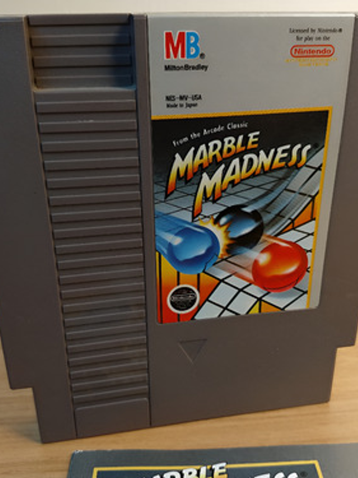 Marble Madness Con Manual Nes Nintendo 1