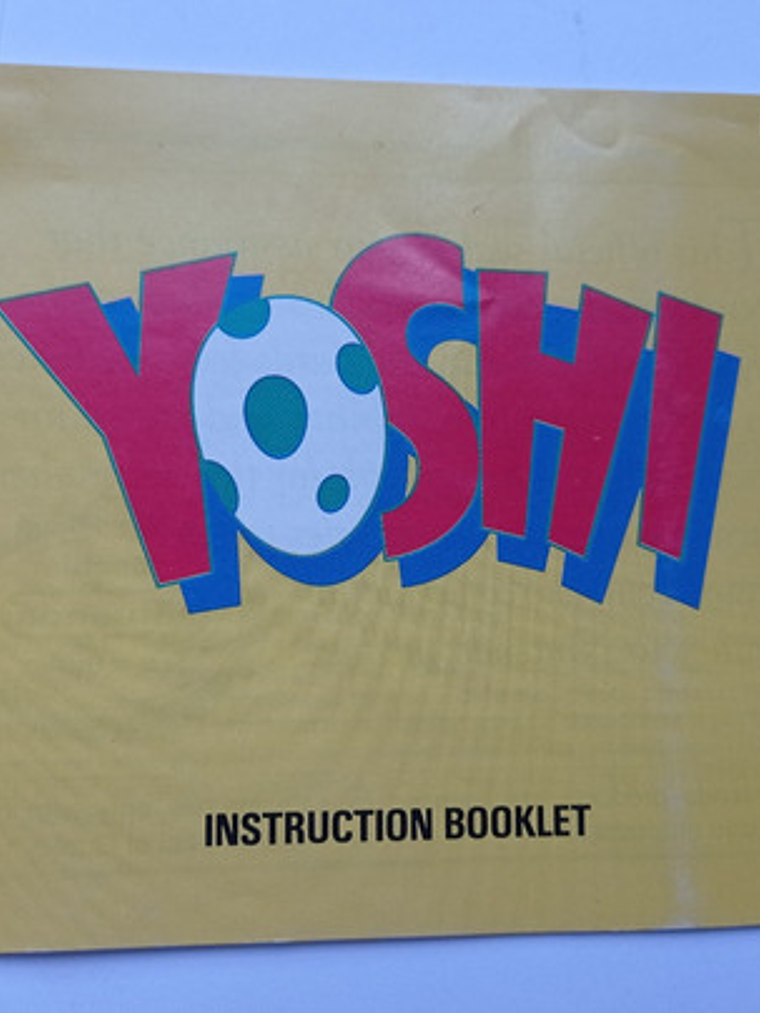 Yoshi Con Manual Nes Game Freak Nintendo 5