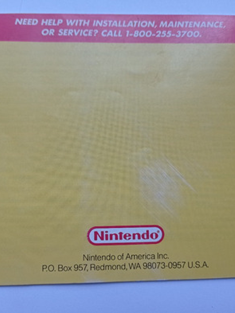 Yoshi Con Manual Nes Game Freak Nintendo 6