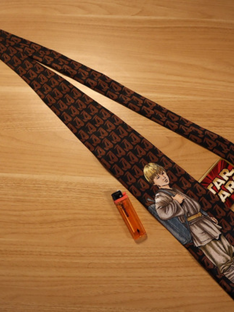 Corbata Star Wars Young Anakin Ralph Marlin Negro 3