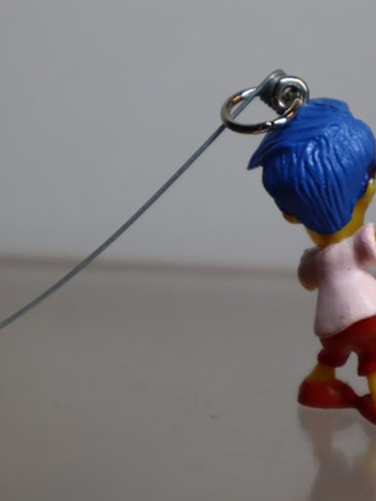 Miniatura Milhouse 1999 Simpsons Colgante Dangler 3
