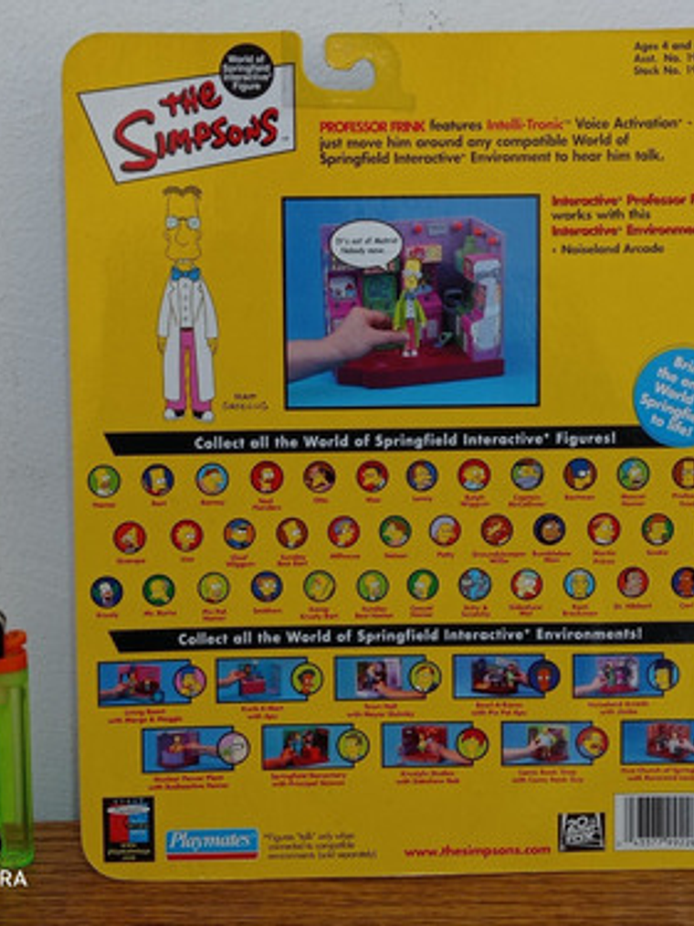 Professor Frink 2001 Simpsons World Of Springfield 6