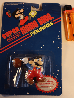 Mario With Hammer 1989 Applause Nintendo Figura Miniatura