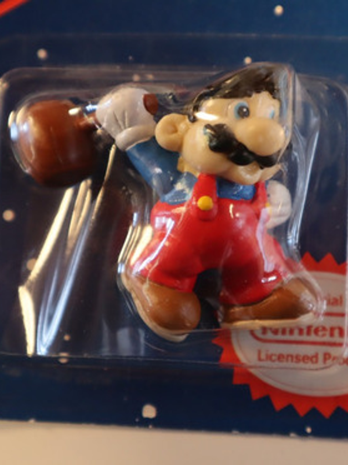Mario With Hammer 1989 Applause Nintendo Figura Miniatura 4