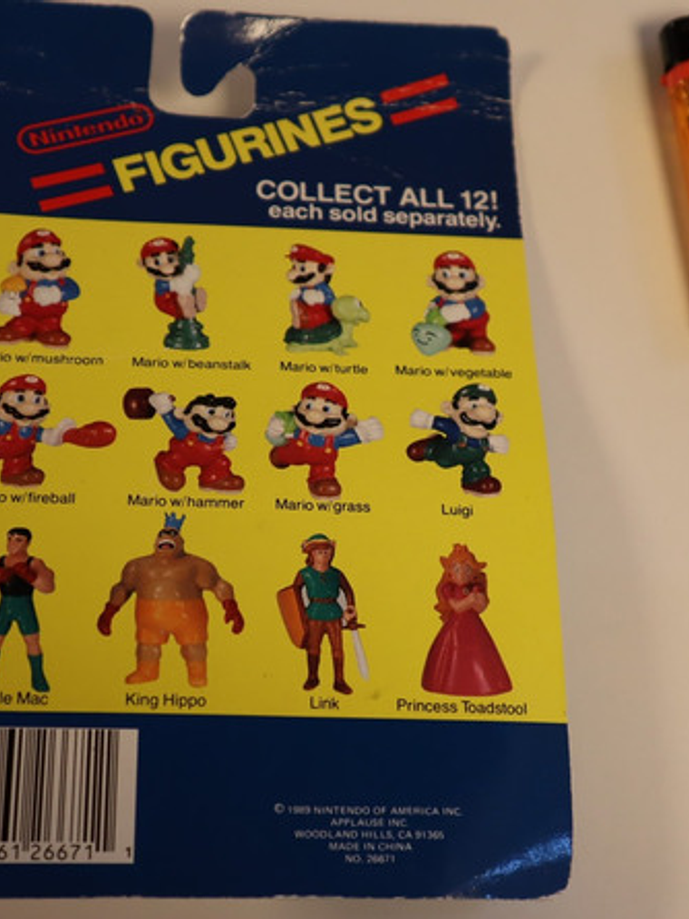 Mario With Hammer 1989 Applause Nintendo Figura Miniatura 5