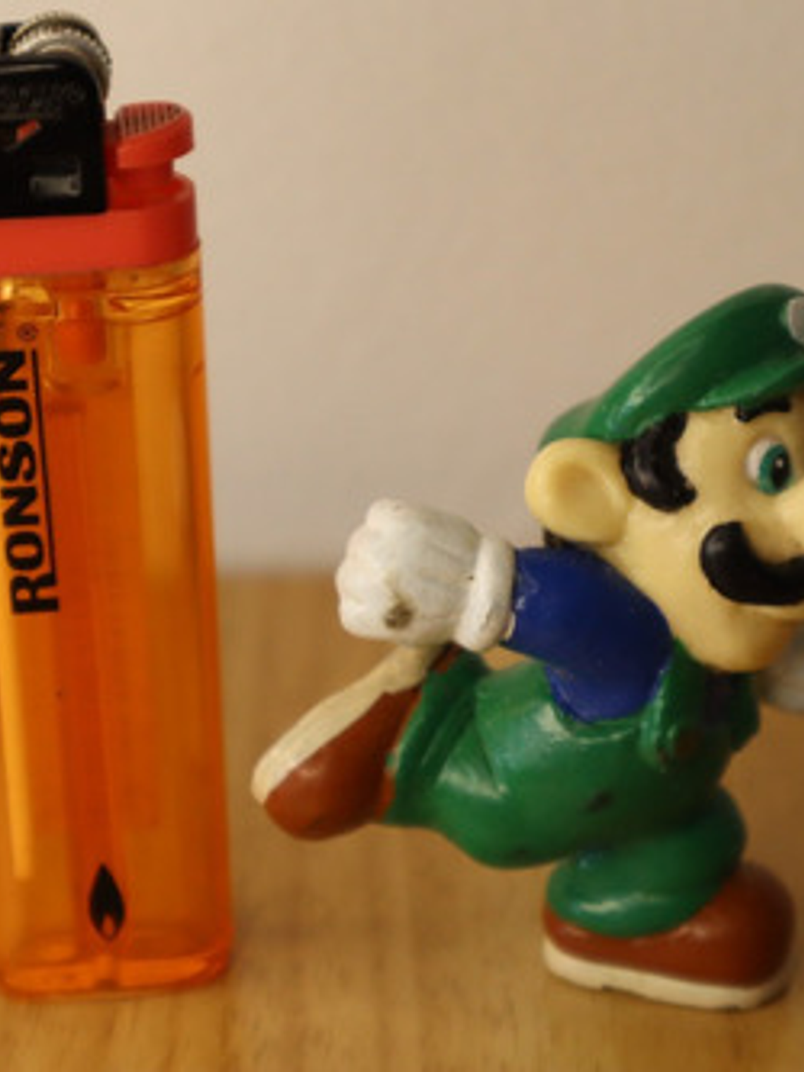 Luigi 1989 Mario Bros Figura Mini Nintendo Applause 4
