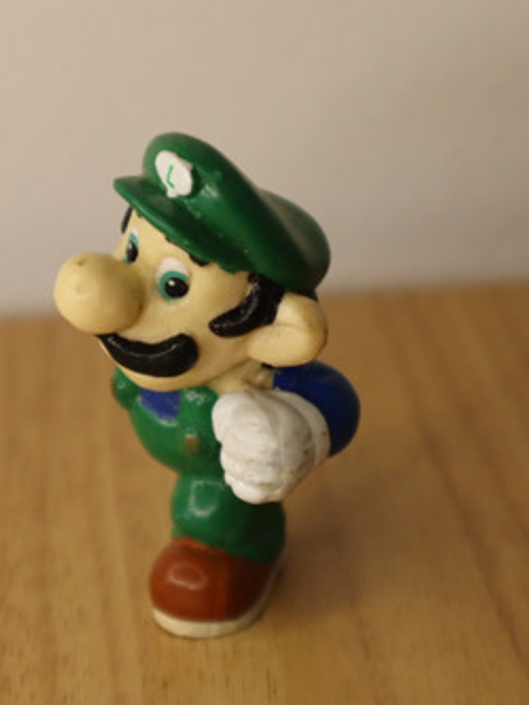 Luigi 1989 Mario Bros Figura Mini Nintendo Applause 5